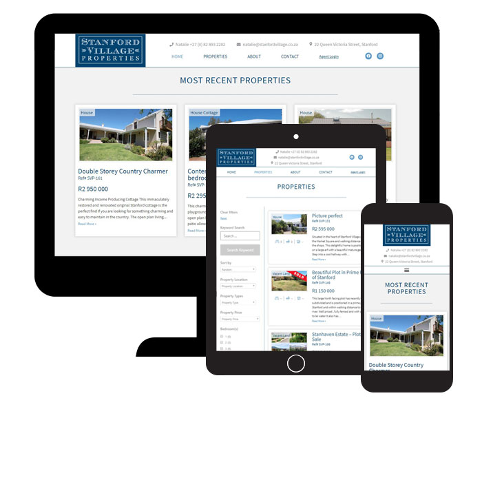 Stanford Village Properties Website
